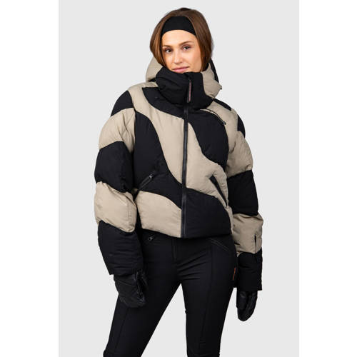 Brunotti ski-jas Maryski beige/zwart afbeelding