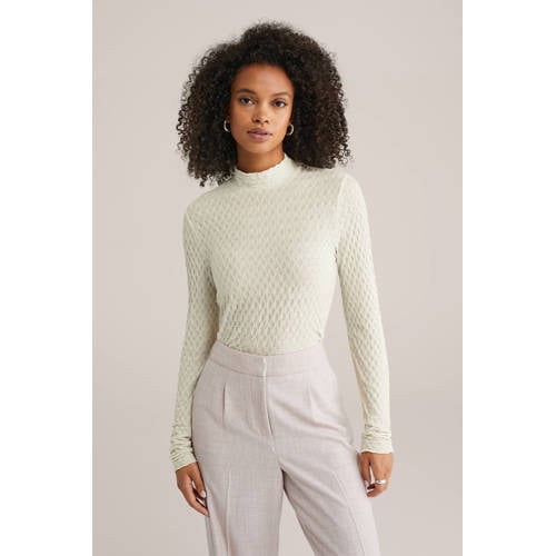 WE Fashion top ecru afbeelding