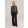 WE Fashion geruit gebreid vest zwart