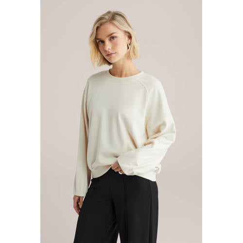 WE Fashion sweater beige afbeelding