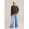 WE Fashion sweater donkerbruin