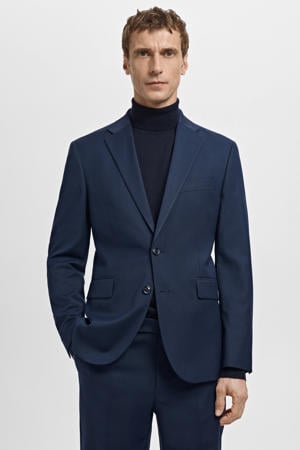 colbert marineblauw