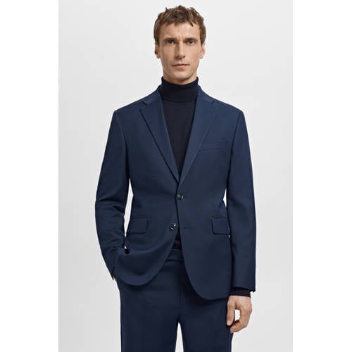 Mango Man colbert marineblauw afbeelding