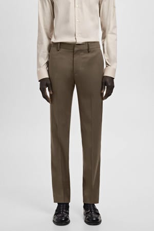 slim pantalon bruin