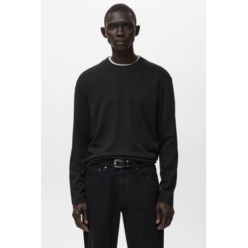 Mango Man longsleeve zwart afbeelding