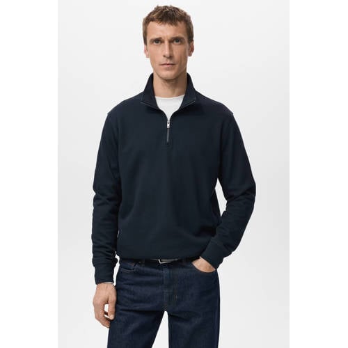 Mango Man sweater marineblauw afbeelding