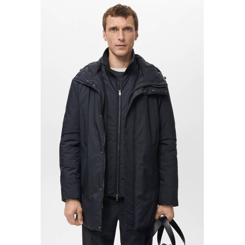 Mango Man parka donkerblauw afbeelding