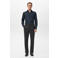 Mango Man slim zakelijk overhemd blauw