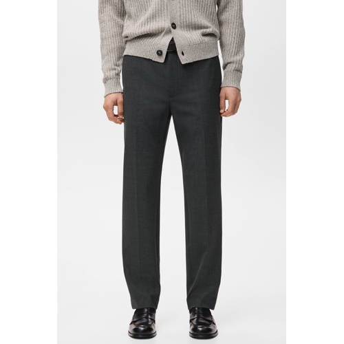 Mango Man regular chino grijs afbeelding
