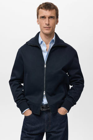 sweatvest donkerblauw