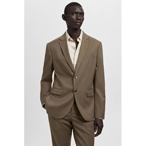 Mango Man colbert bruin afbeelding