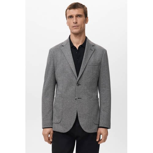 Mango Man colbert grijs afbeelding