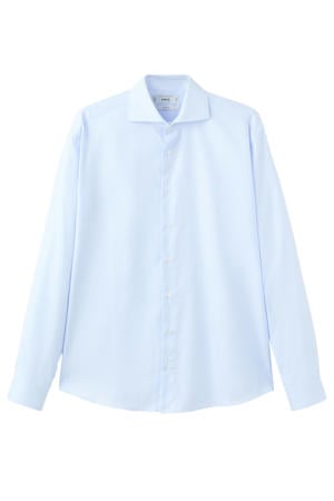Slim casual overhemd lichtblauw