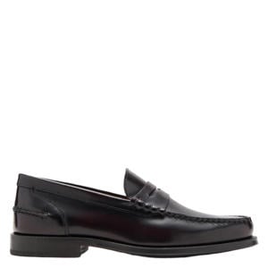 leren loafers bordeaux