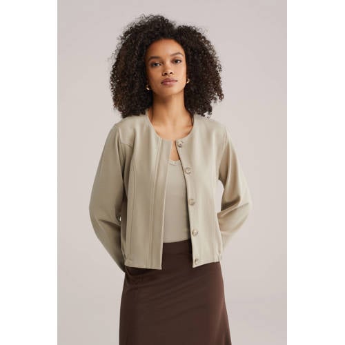 WE Fashion jasje beige afbeelding