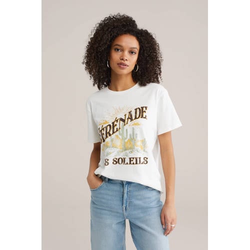 WE Fashion T-shirt wit afbeelding