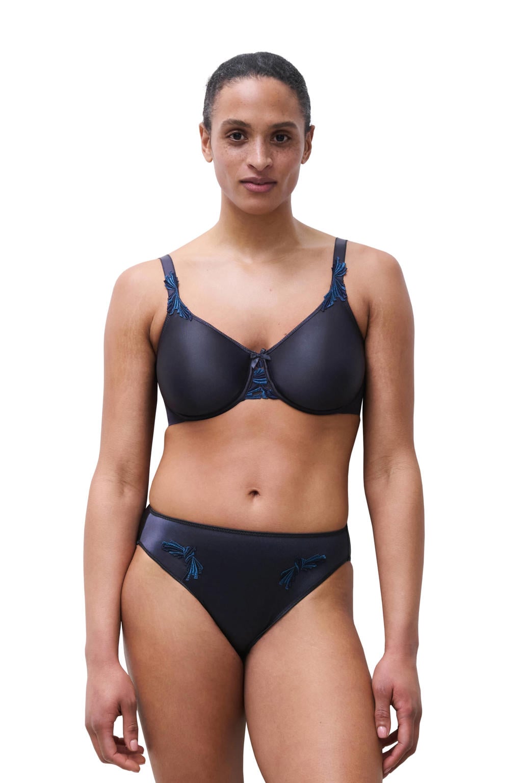 Chantelle slip - donkerblauw