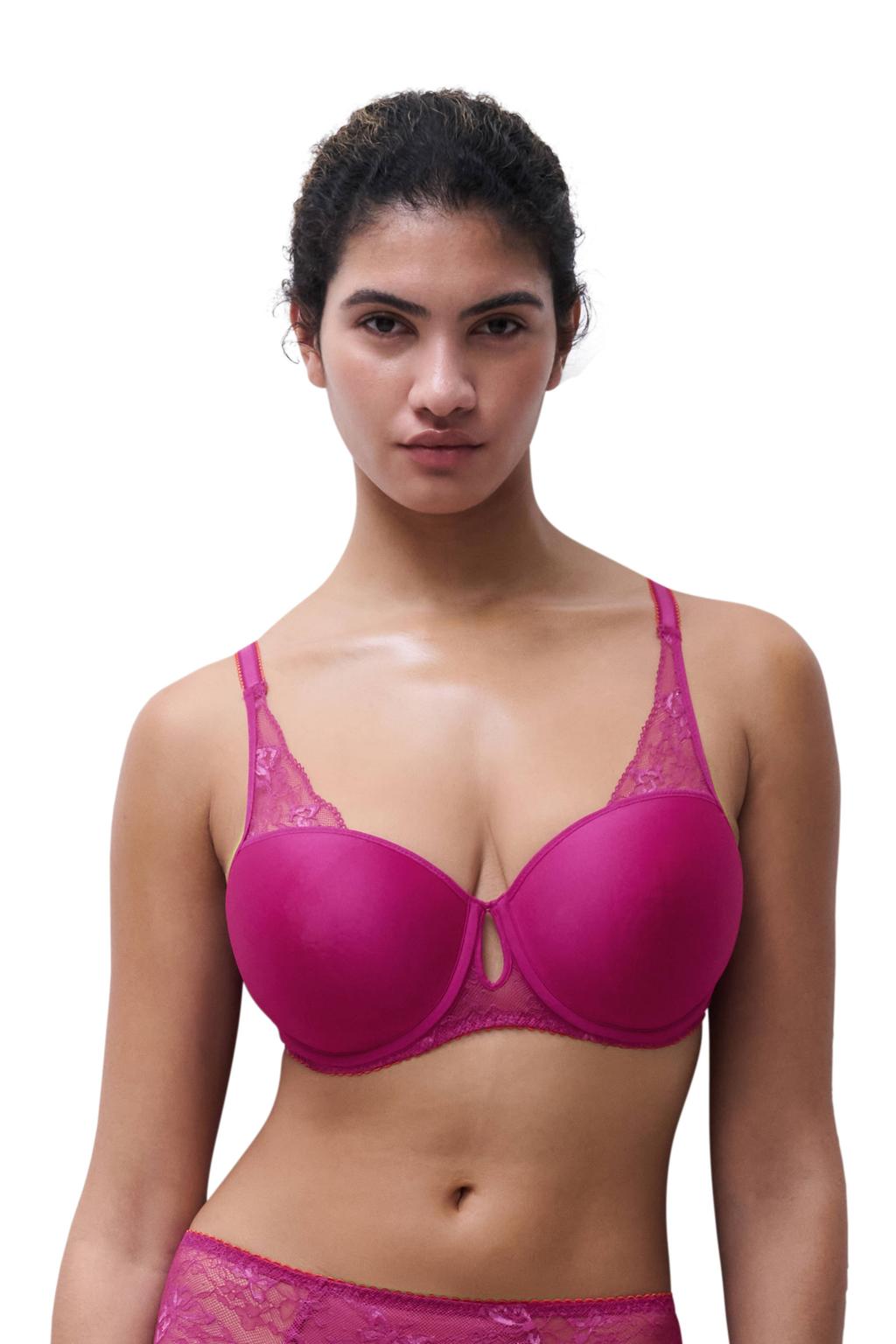 Chantelle Pulp Kiss voorgevormde plunge bh - fuchsia