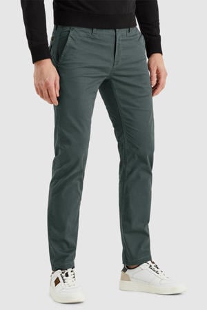 AMERICAN CLASSIC regular fit chino - grijsblauw