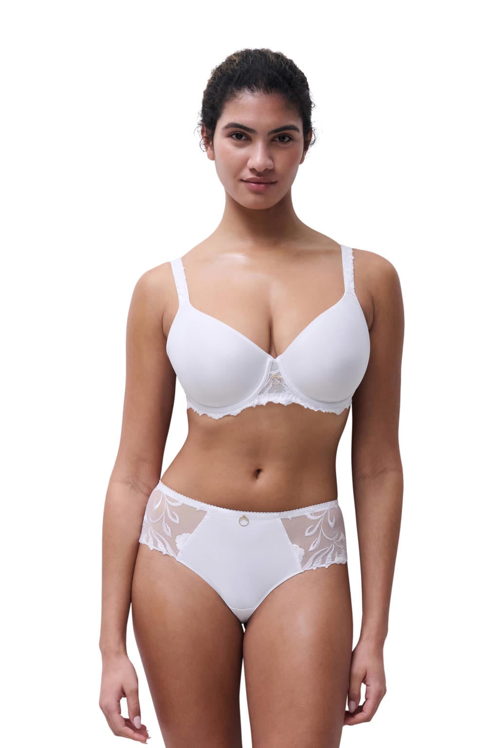 Chantelle Majestic voorgevormde T-shirt-bh met beugel wit