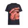 Orange Stars T-shirt donkerblauw