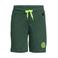 Orange Stars sweatshort donkergroen