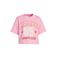 Orange Stars boxy fit T-shirt roze