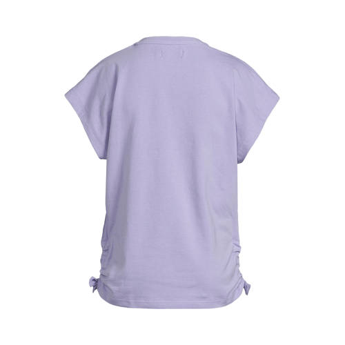 Orange Stars T-shirt lila met pailletten afbeelding