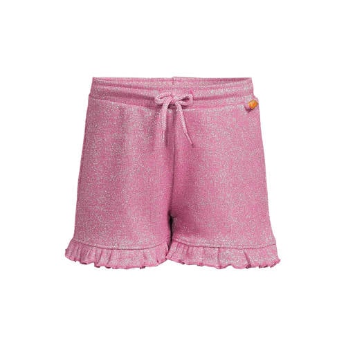 Orange Stars casual short roze met glitter afbeelding