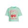 Orange Stars boxy fit T-shirt mintgroen