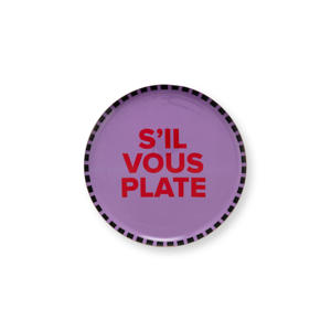 decoratie bord S'il Vous Plate