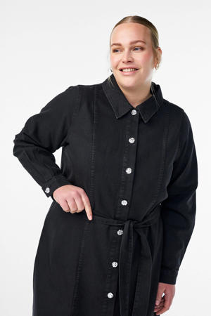 denim spijkerjurk black denim