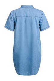 thumbnail: Zizzi denim jurk medium blue denim