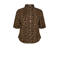 Zizzi top met panterprint beige