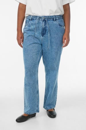 straight leg jeans light blue denim
