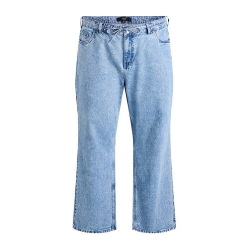 Zizzi straight leg jeans light blue denim afbeelding