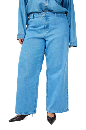 high waist wide leg jeans