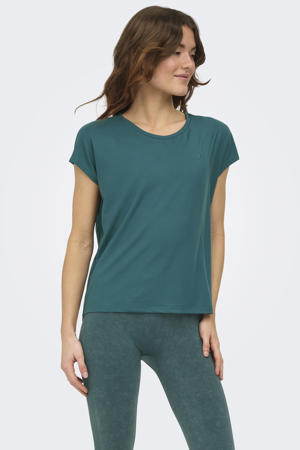 sportshirt ONPAUBREE grijsgroen