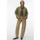 VERO MODA x Noor de Groot imitatieleren bomberjack groen