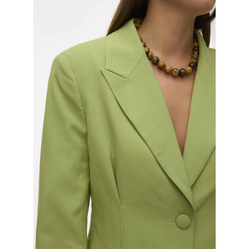 VERO MODA x Noor de Groot getailleerde blazer lichtgroen afbeelding