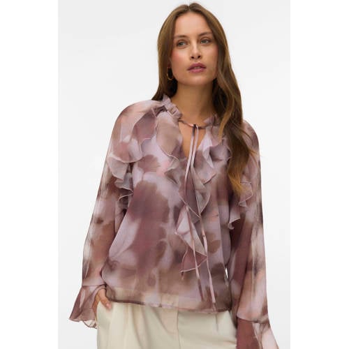 VERO MODA x Noor de Groot top roze afbeelding