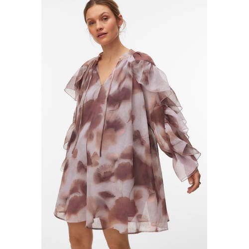 VERO MODA x Noor de Groot A-lijn jurk roze afbeelding
