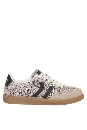 Onllydie Pu Leo Sneaker sneakers beige/zwart