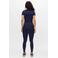 Rohnisch sport T-shirt Jacquard donkerblauw