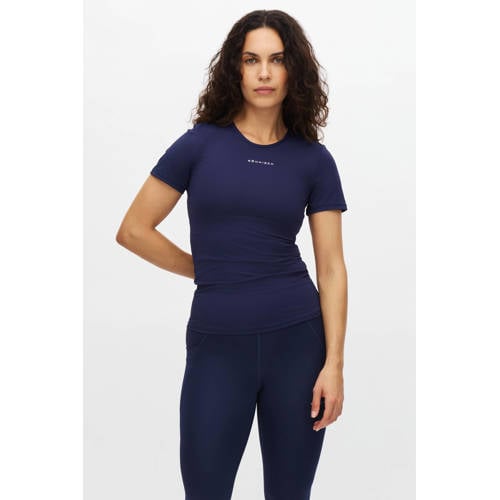 Rohnisch sport T-shirt Jacquard donkerblauw afbeelding