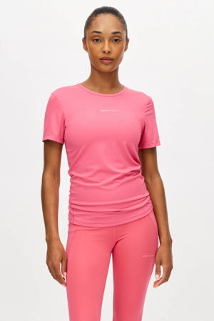sport T-shirt Jacquard roze