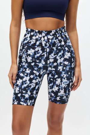 sportshort Flattering donkerblauw/wit
