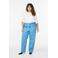 Zizzi flared jeans light blue denim