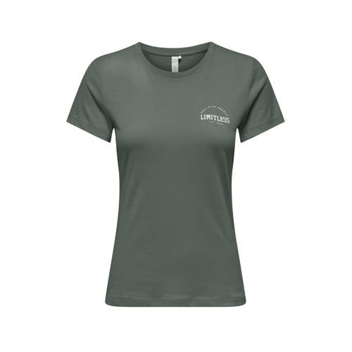 ONLY PLAY sportshirt ONPCAVA olijfgroen afbeelding