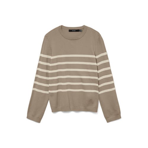 VERO MODA gestreepte trui gebreid afbeelding
